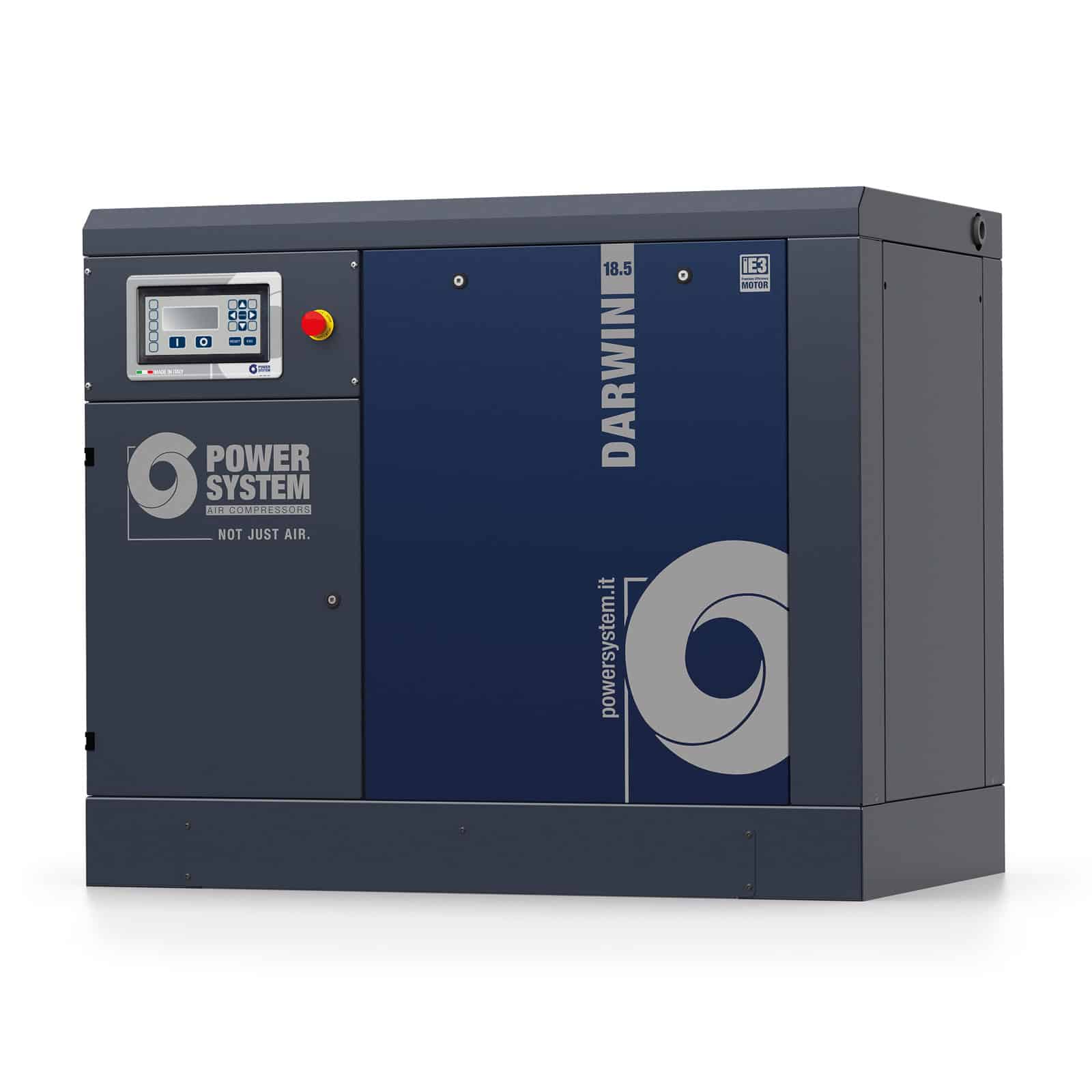 Darwin 18.5-13 Compressore a vite con trasmissione a cinghia.