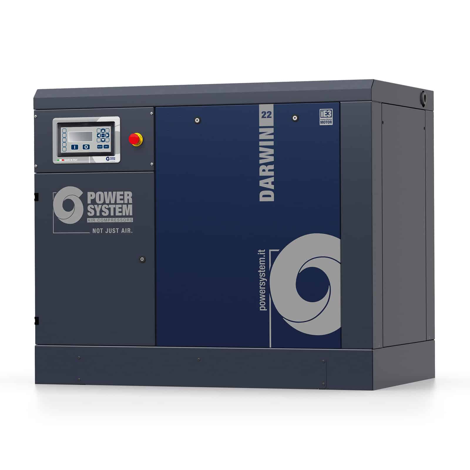 Darwin 22-10 Compressore a vite con trasmissione a cinghia.