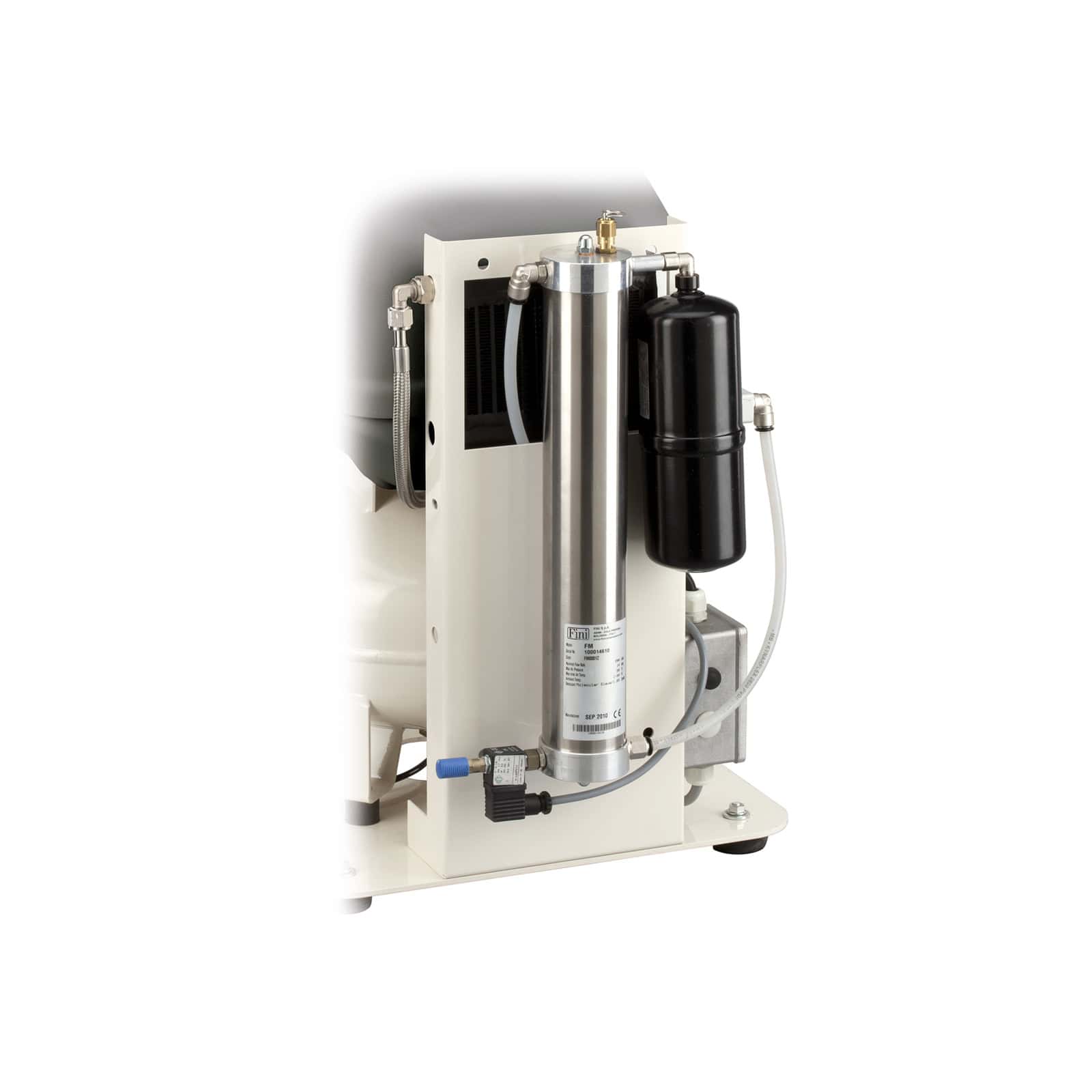 Dr.Sonic 102-24V-FM-0,75M Compressore oilless MedicAir, studiato e progettato per dentisti e laboratori. dettaglio