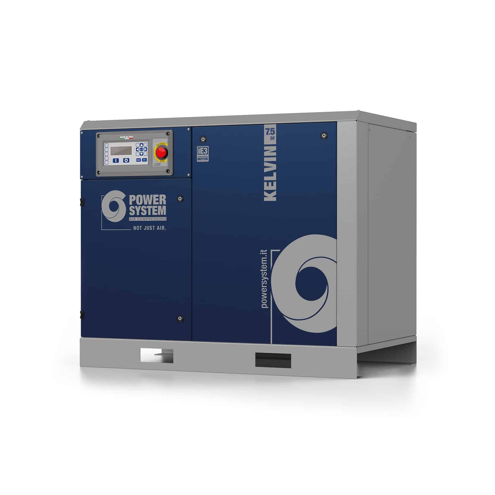 KELVIN 7.5-10 DF Compressore a vite con trasmissione a cinghia.
