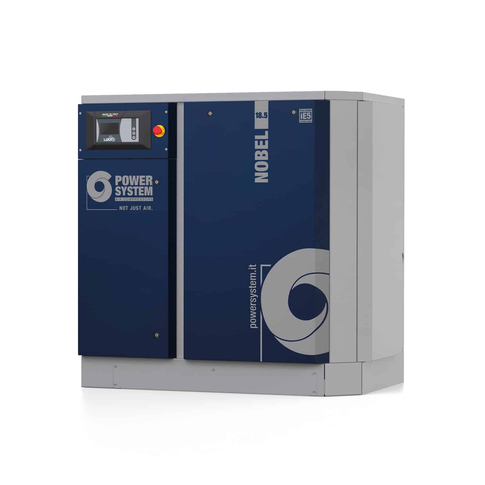 NOBEL 18.5-10 Screw compressor with direct drive transmission.