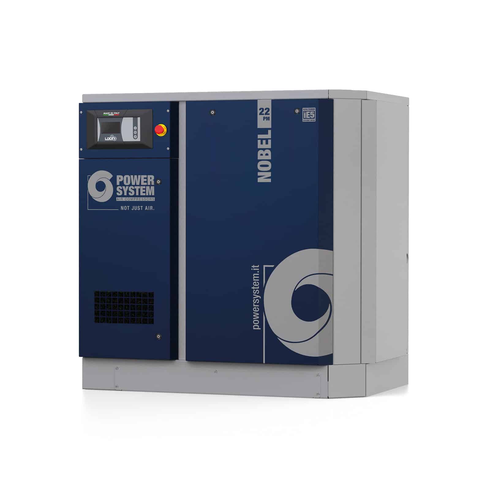 NOBEL 22-10 PM Compressore a vite con trasmissione diretta e motore a magneti permanenti con inverter.