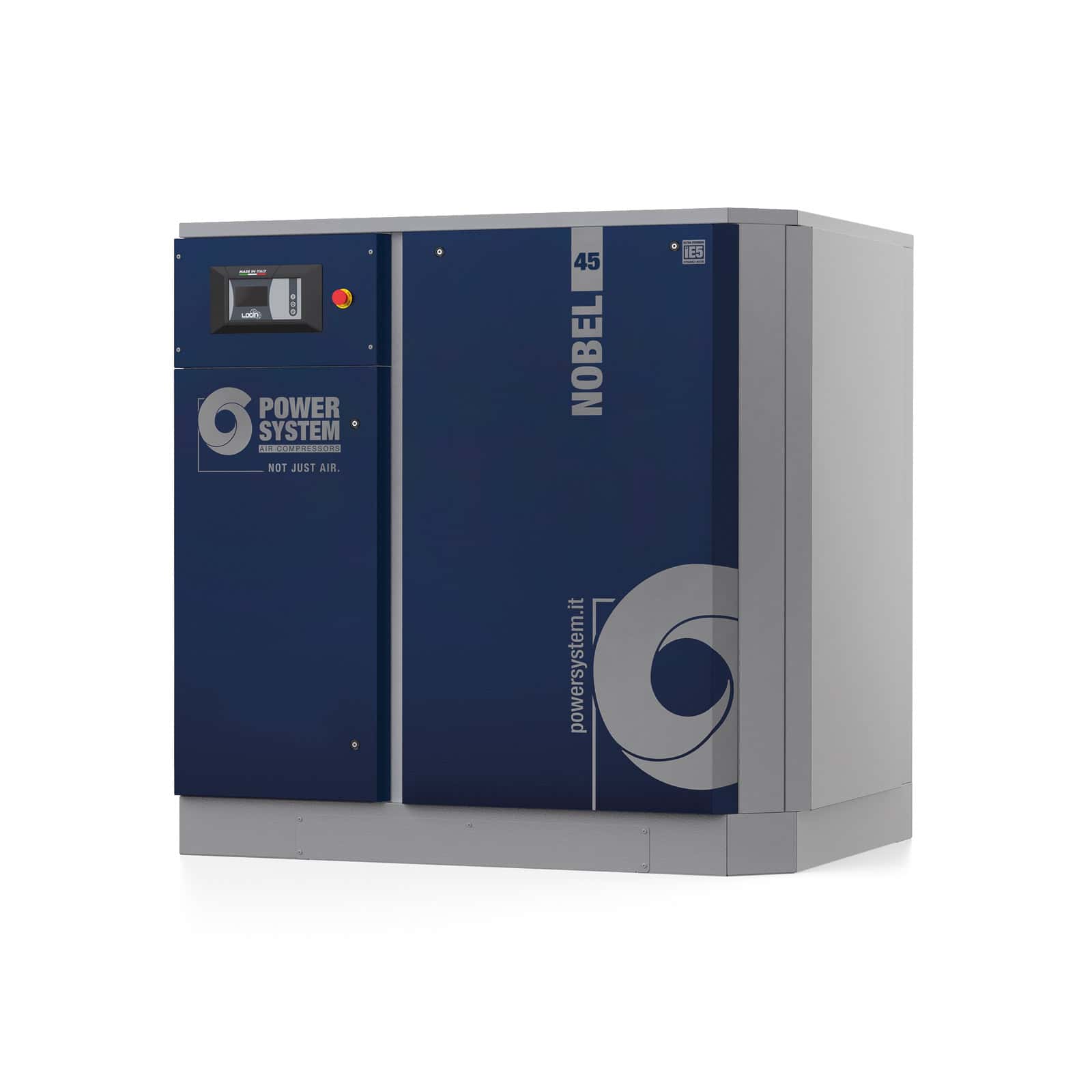 NOBEL 45-10 Screw compressor with direct drive transmission.
