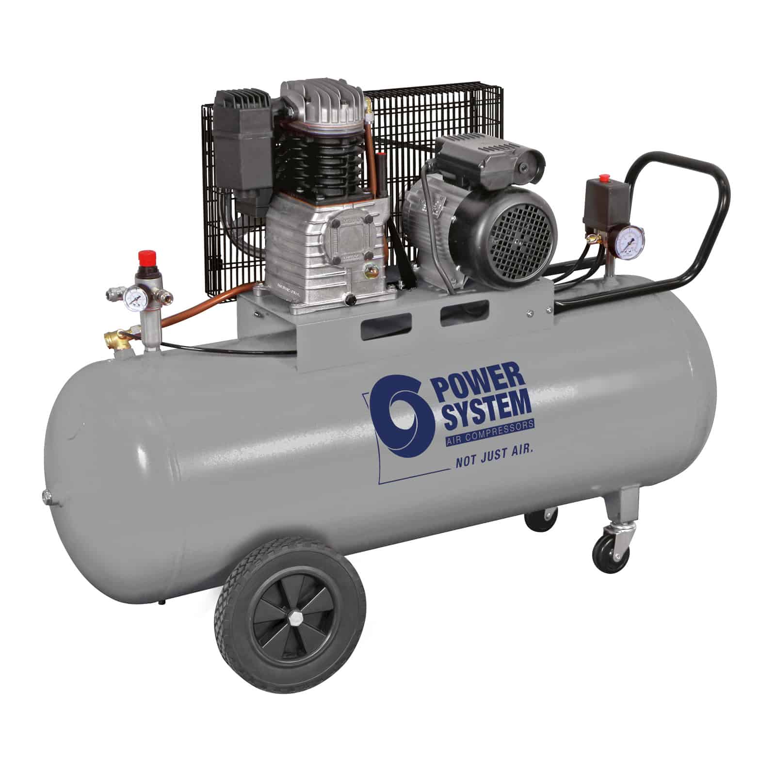 PS17/200 CM3 Compressore professionale a cinghia monostadio, adatto per artigiani e piccole industrie.