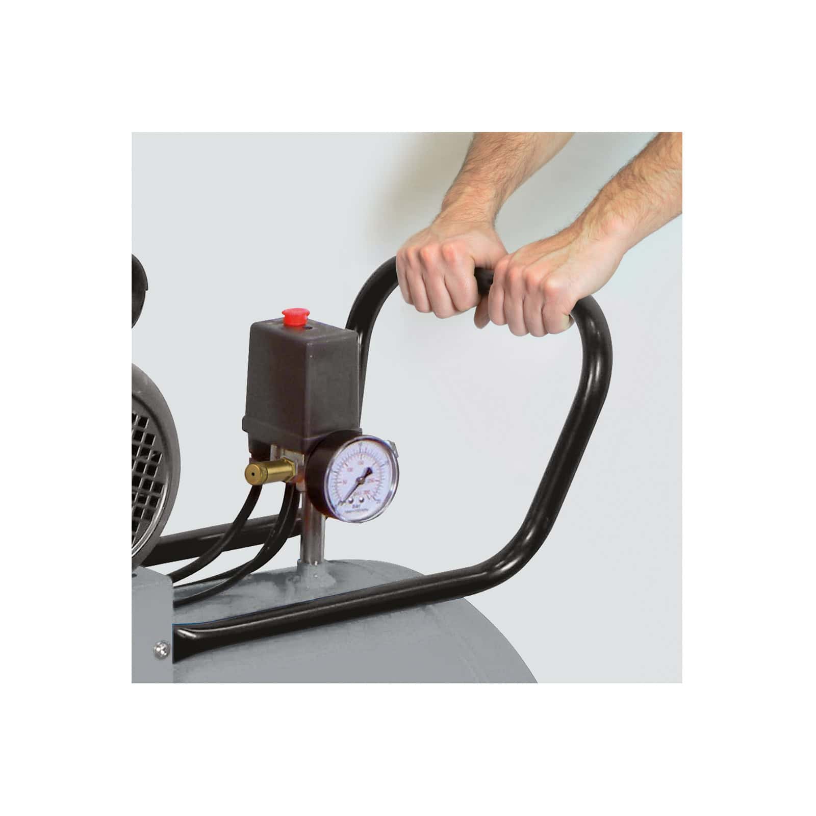 PS17/200 CT3 Professional single-stage belt driven compressor, suitable for craftsmen and small industries. dettaglio