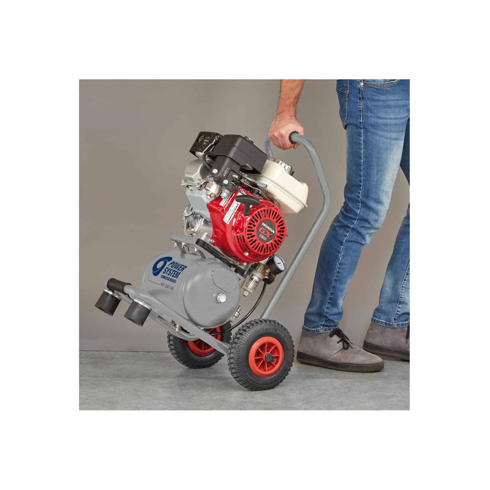 PS236/9,5 4S Honda Motocompressore professionale a benzina con motore Honda, per ambienti di lavoro senza elettricità. dettaglio