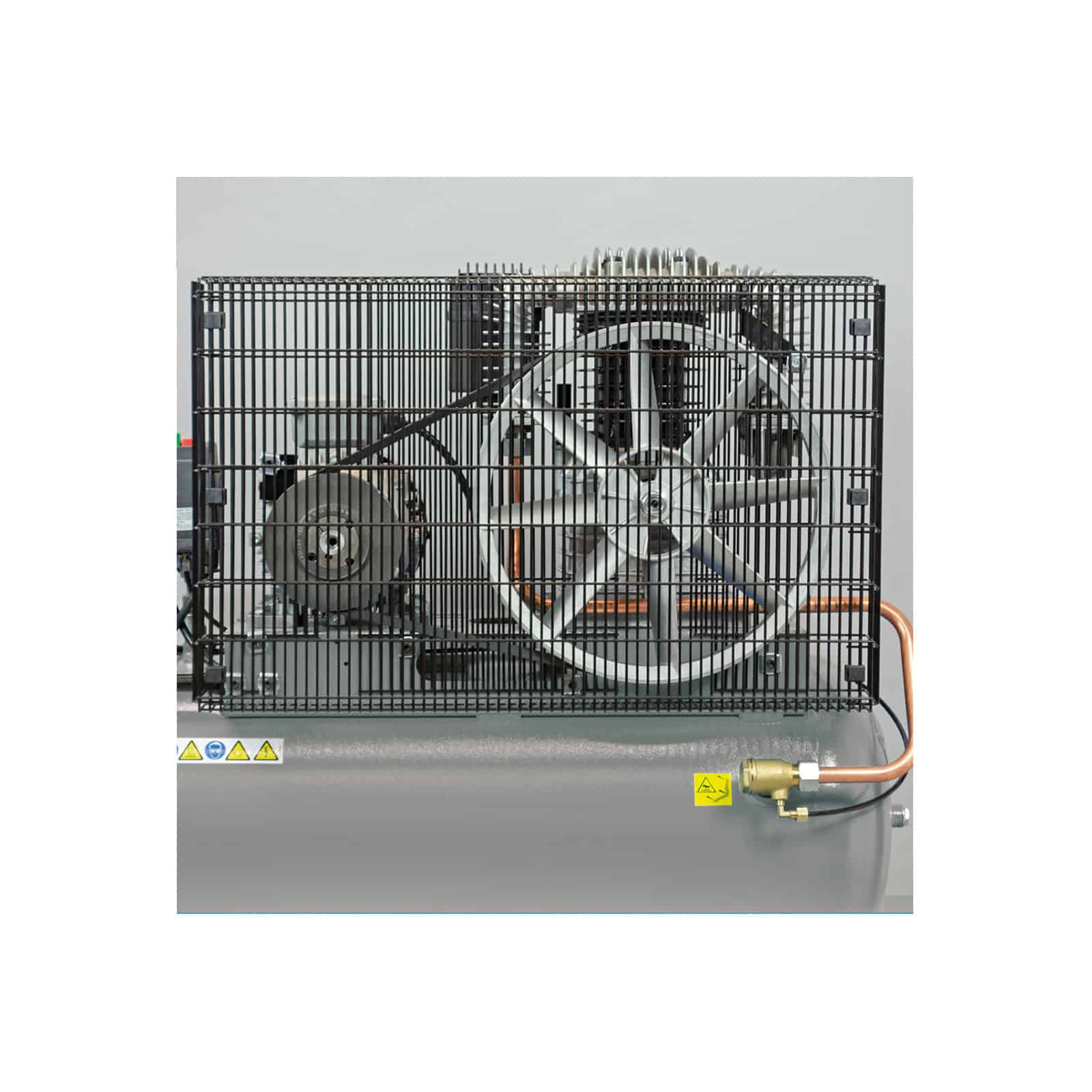 PS28/90 CT5,5 Professional two-stage belt driven compressor, ideal for heavy and continuous use. dettaglio