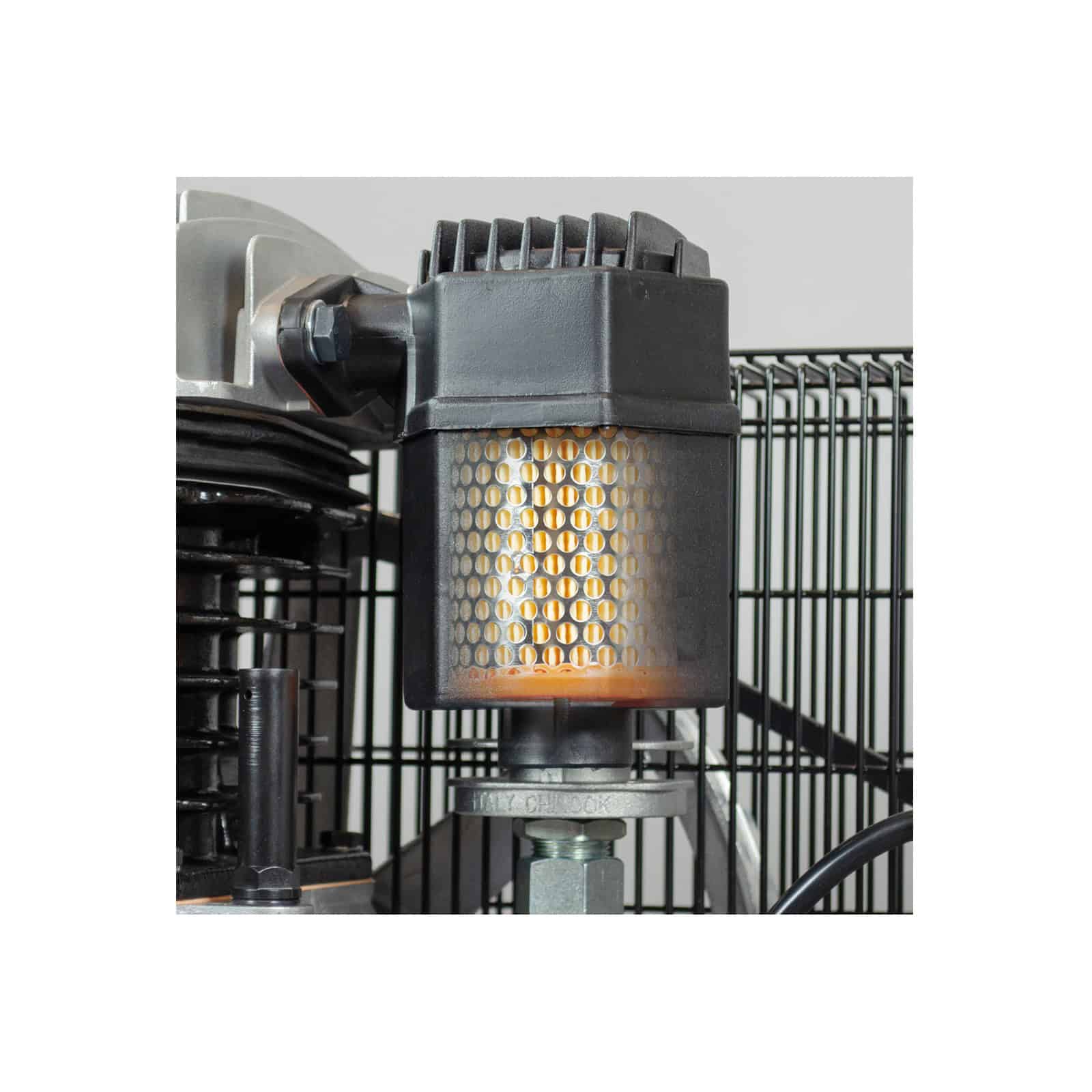 PS28/90 CT5,5 Professional two-stage belt driven compressor, ideal for heavy and continuous use. altre applicazioni