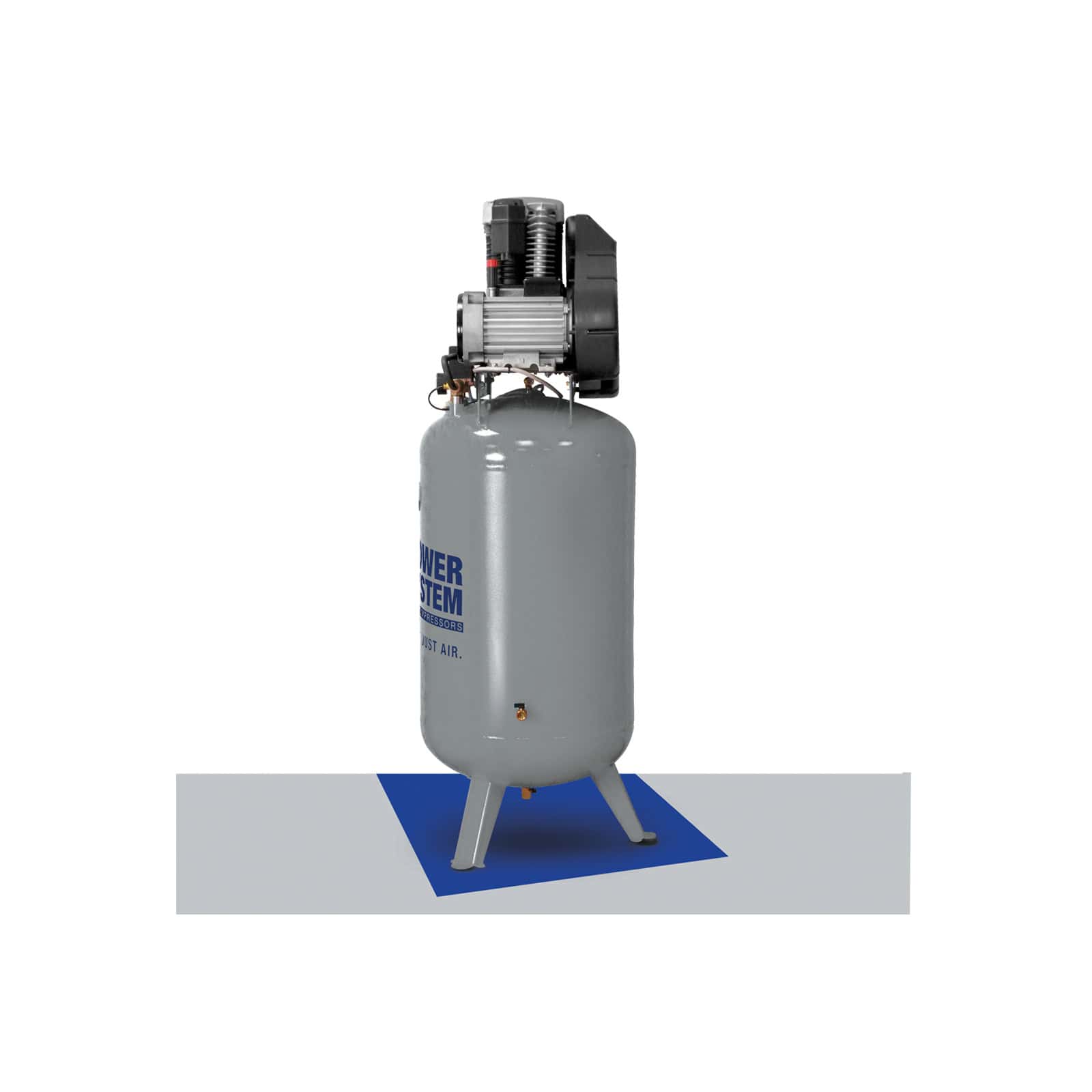 PS30/270 FTV7,5 Two-stage belt driven vertical compressor, the same air reserve in half the space. dettaglio