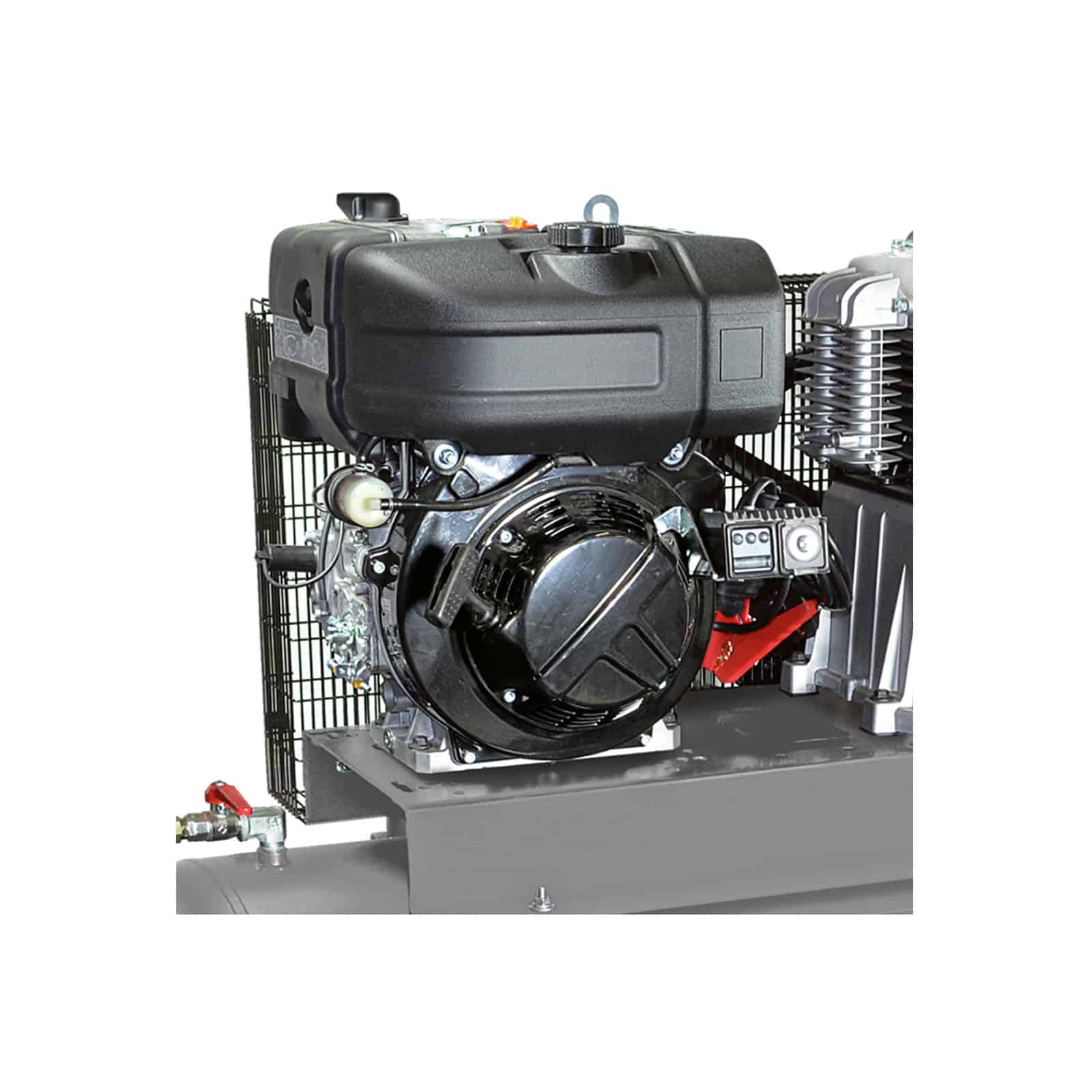 PS7/500 F10 Diesel Motocompressore professionale diesel, per ambienti di lavoro senza elettricità. dettaglio