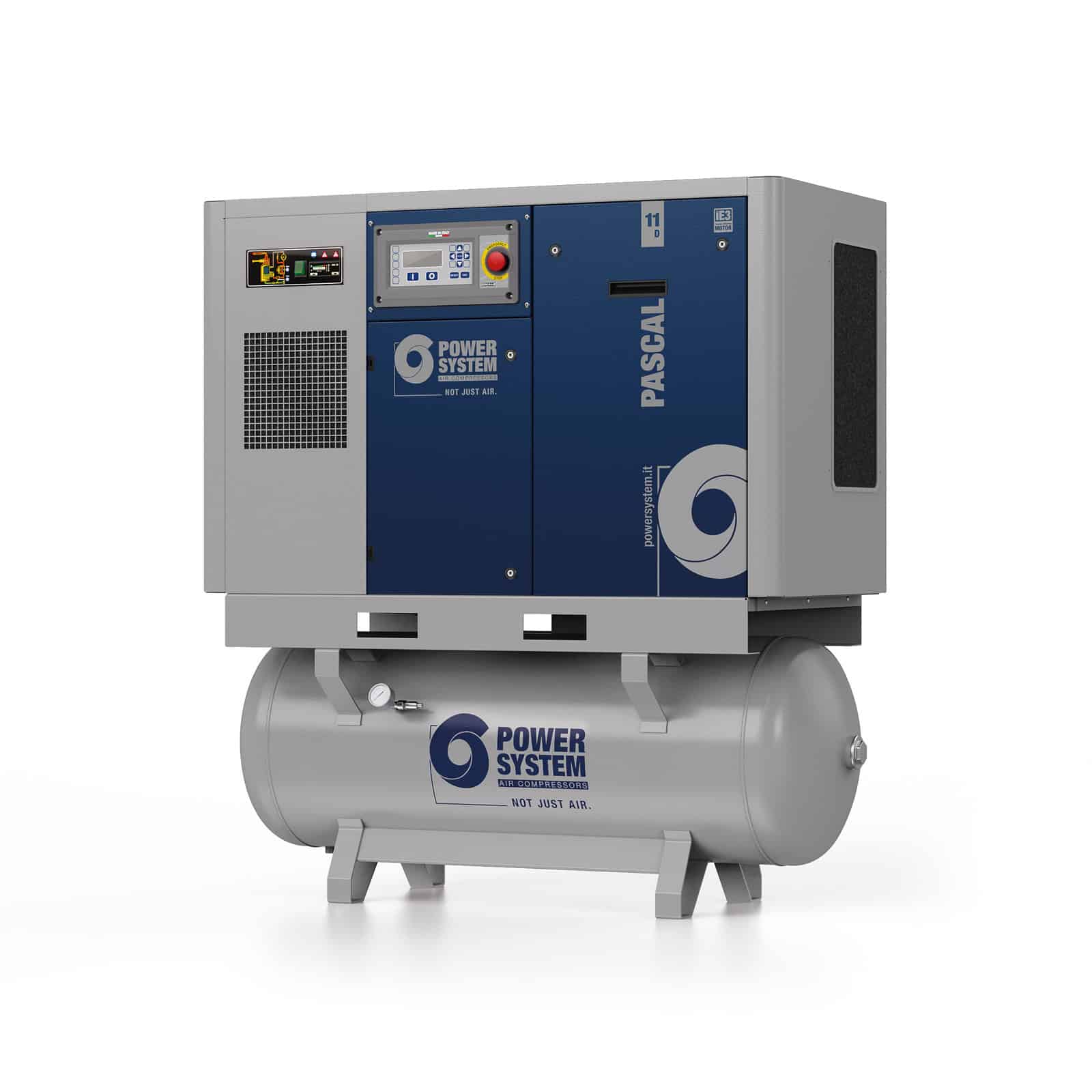 PASCAL 11-13-270 D Compressore a vite con trasmissione a cinghia.