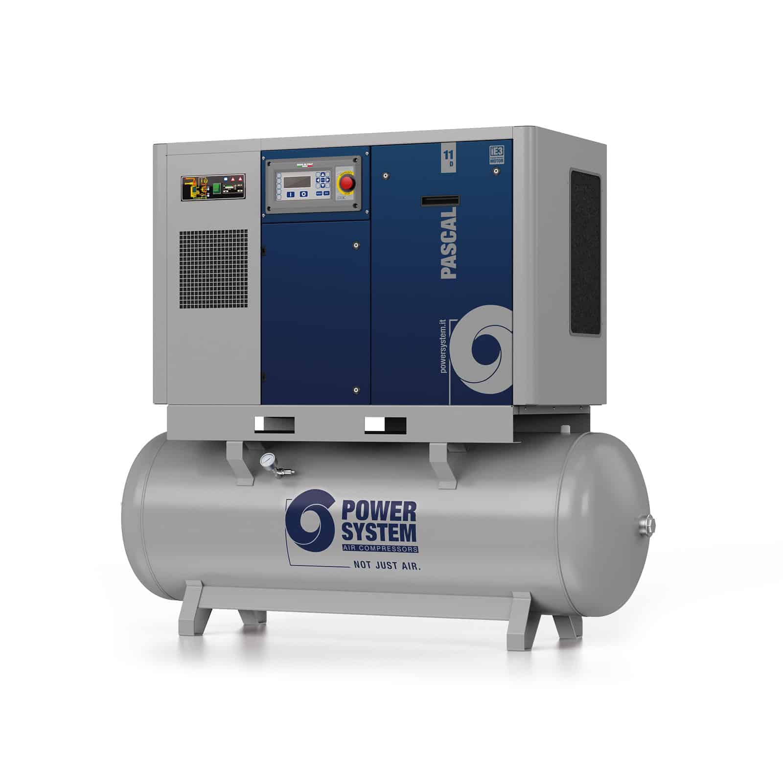 PASCAL 11-13-500 D Compressore a vite con trasmissione a cinghia.