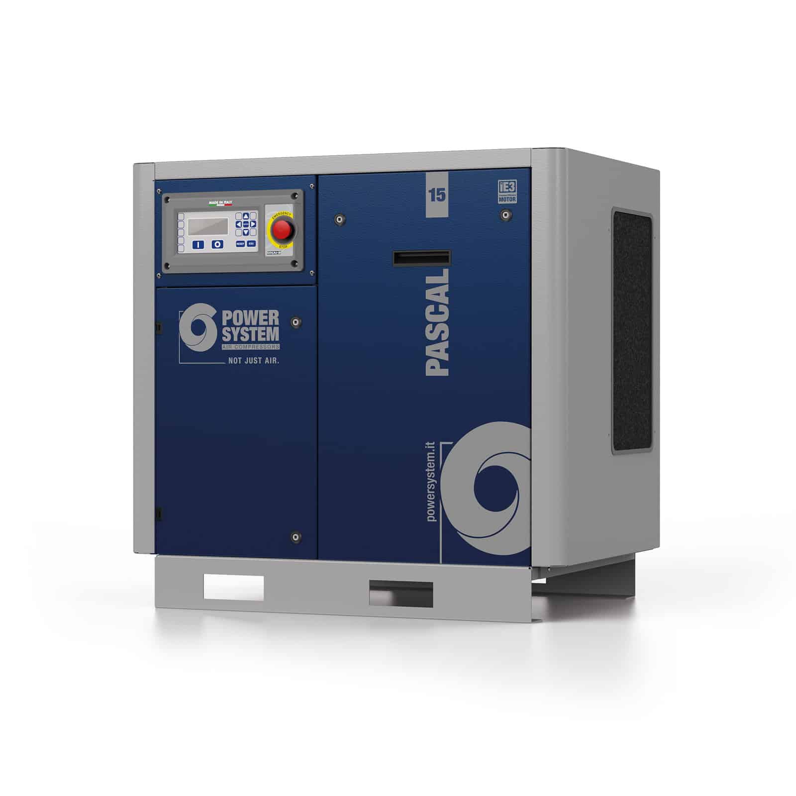 PASCAL 15-13 Compressore a vite con trasmissione a cinghia.