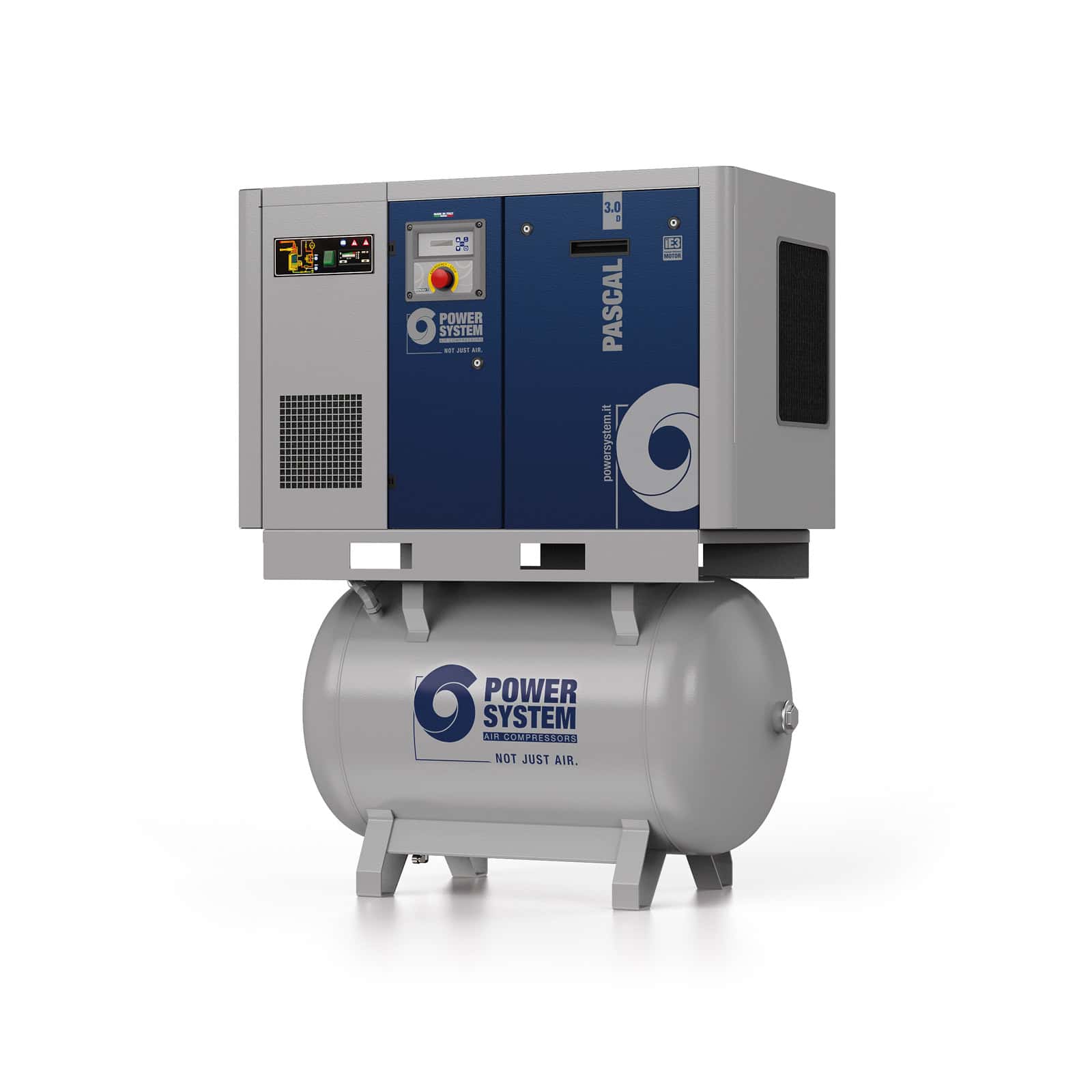 PASCAL 3.0-10-270 D Compressore a vite con trasmissione a cinghia.