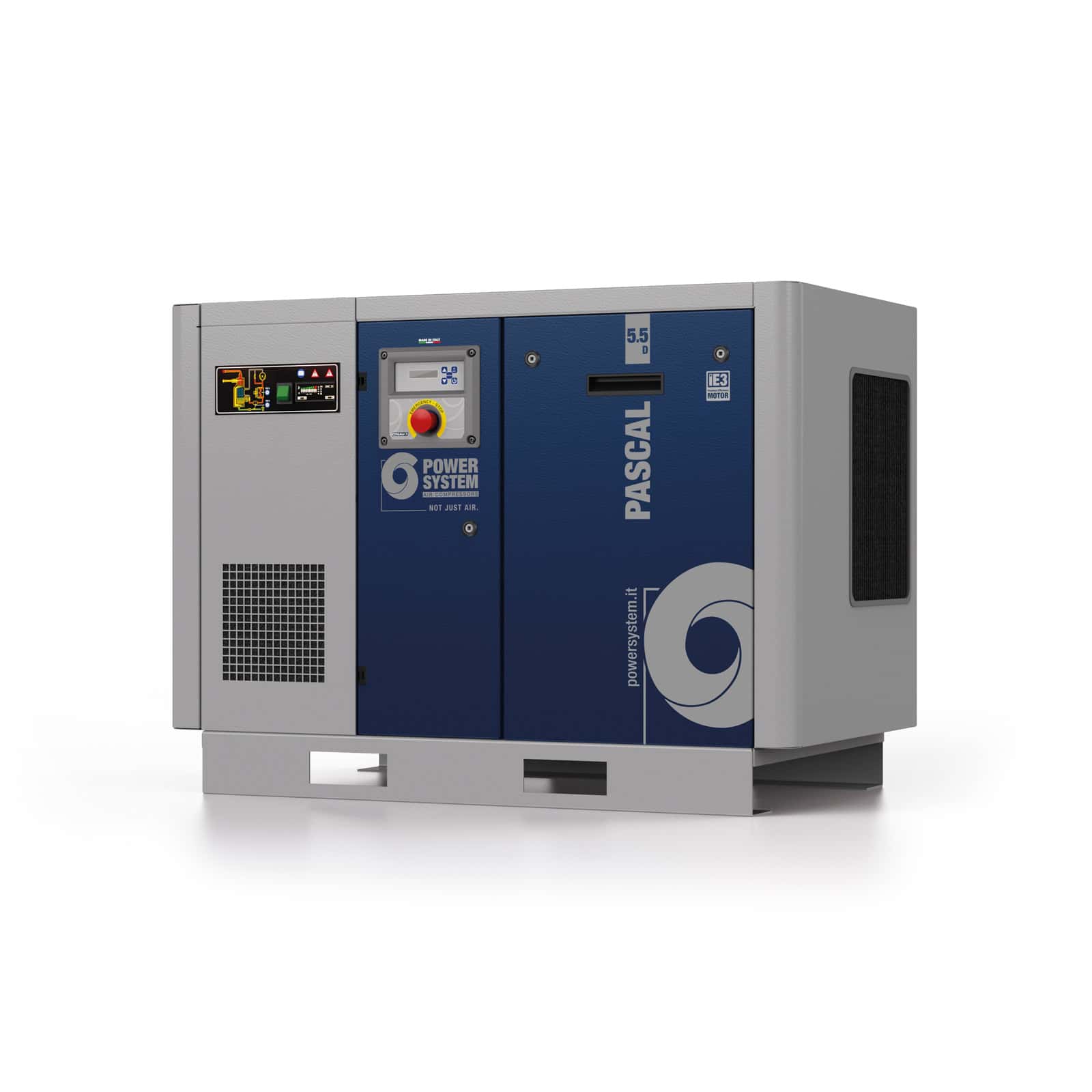 PASCAL 5.5-10 D Compressore a vite con trasmissione a cinghia ed essiccatore