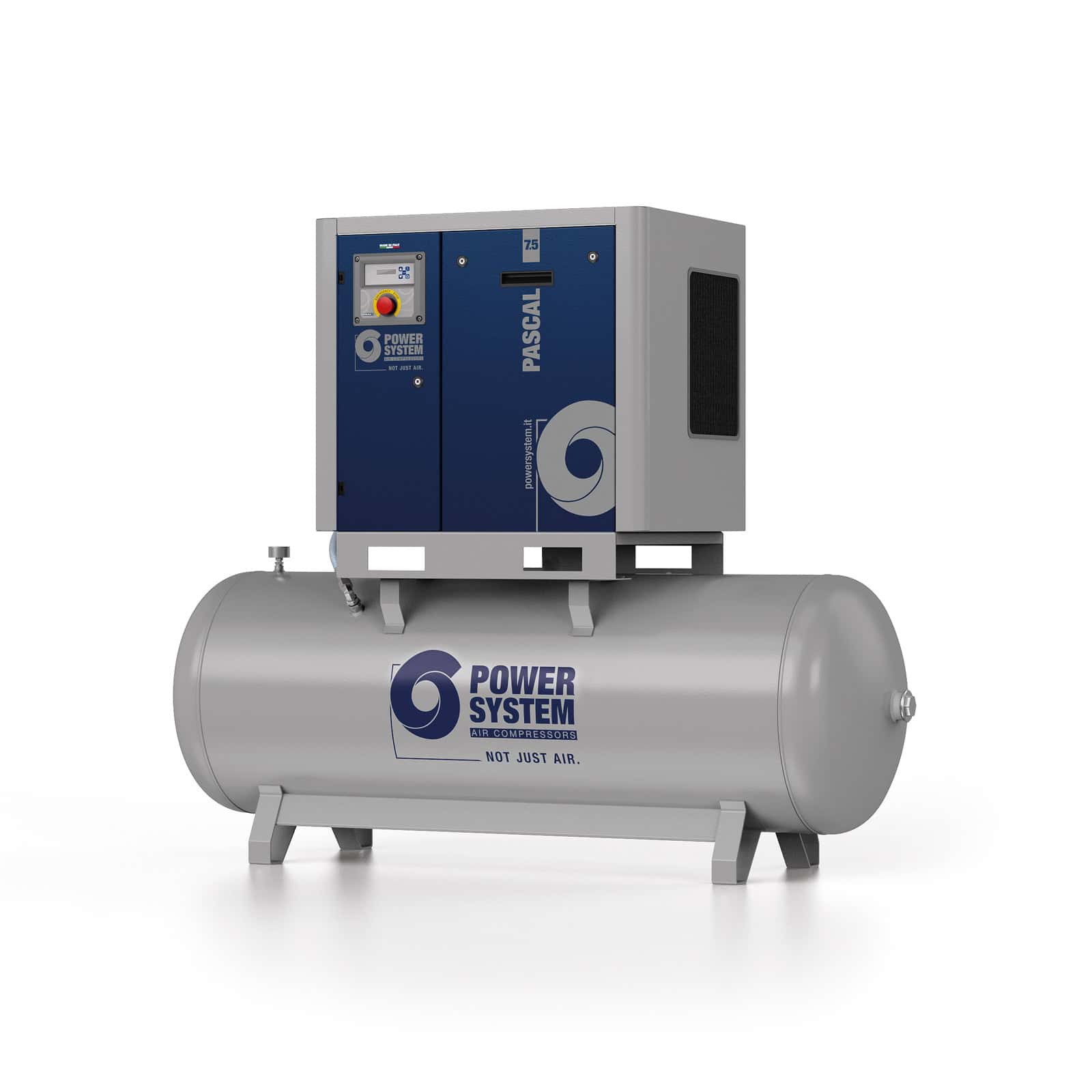 PASCAL 7.5-13-500 Screw compressor with belt transmission.