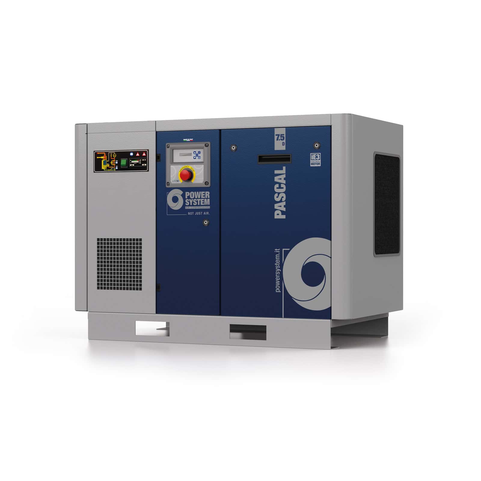 PASCAL 7.5-10 D Compressore a vite con trasmissione a cinghia ed essiccatore