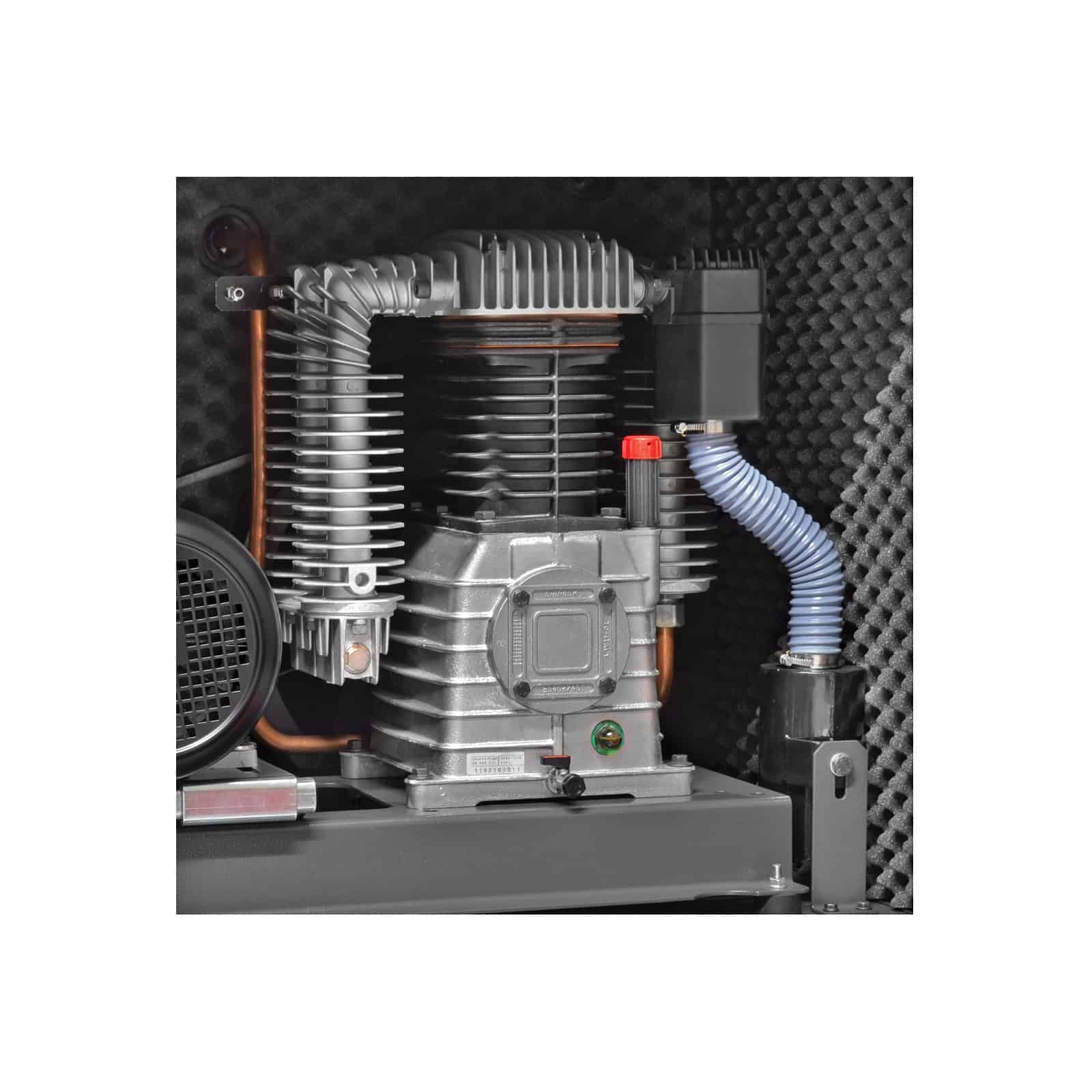 SILBOX 3 PS50/500 FT10 SD +ESS Professional silenced two-stage belt driven compressor, complete with tank and dryer. altre applicazioni